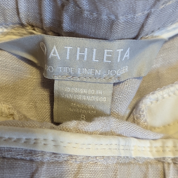 EUC Athleta Cabo Tide Linen Jogger - Picture 9 of 16